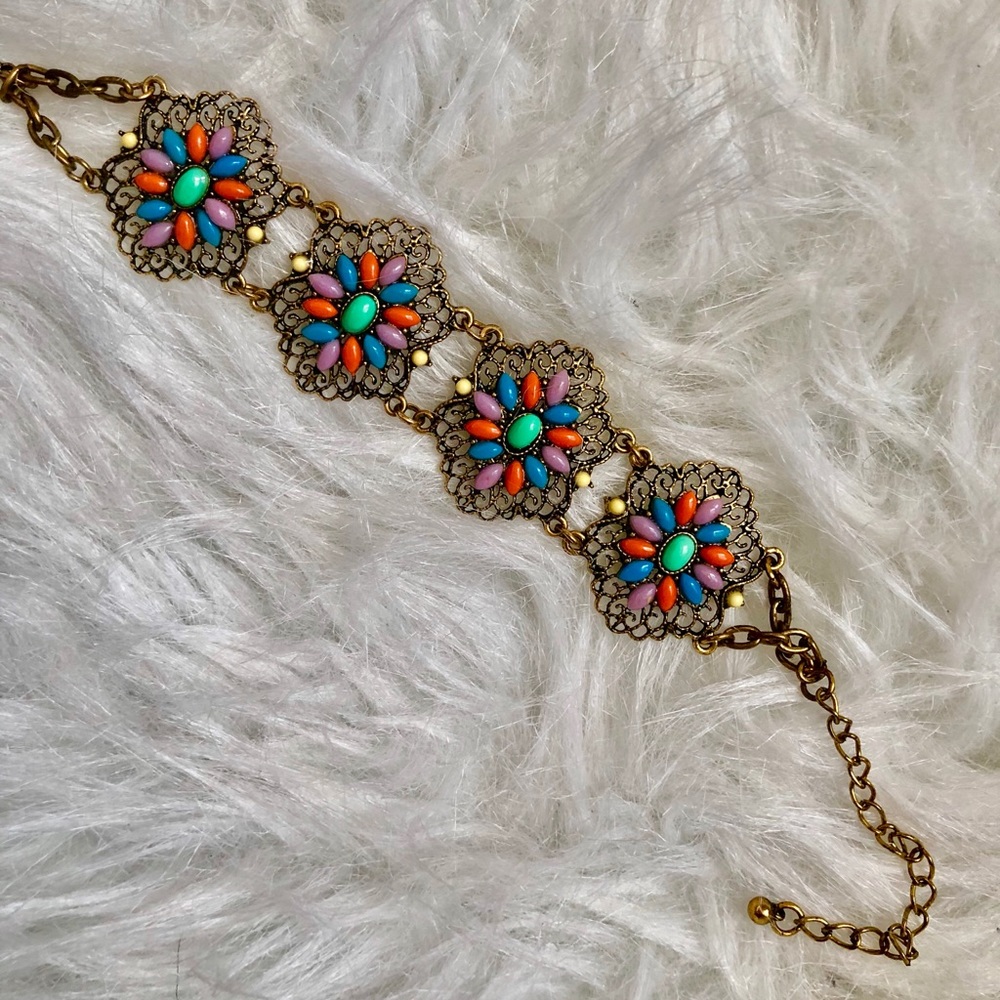 Colorful beaded bracelet